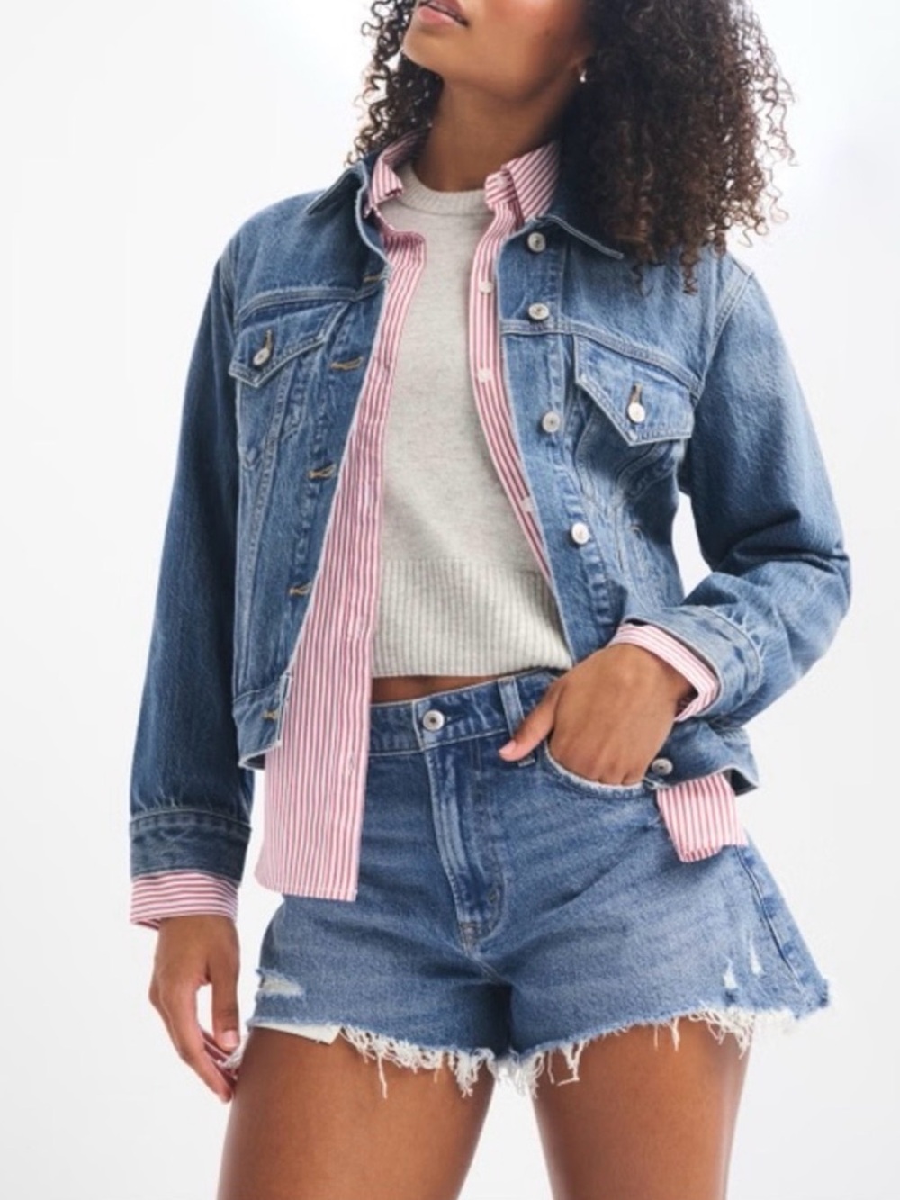 Abercrombie & Fitch The 90s Relaxed Cutoff Short
